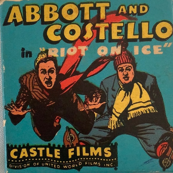 Castle Films 8mm Abbott and Costello. Riot on ice. - Picture 7 of 7